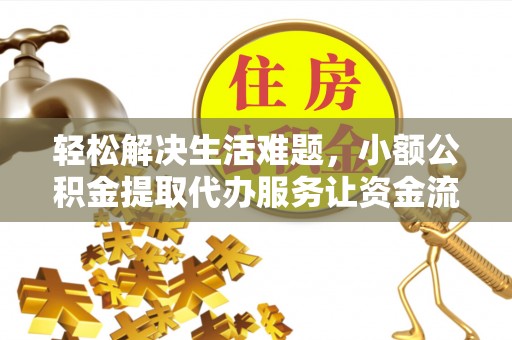 泸县轻松解决生活难题，小额公积金提取代办服务让资金流动更便捷