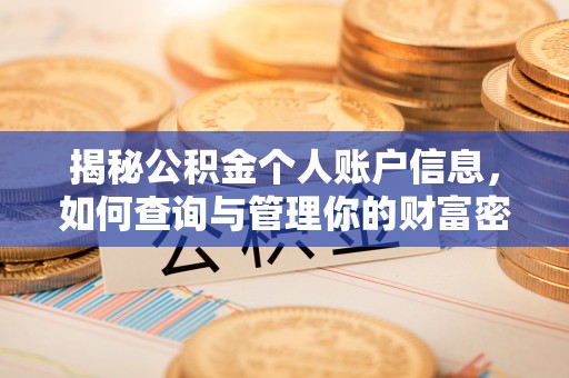 泸县揭秘公积金个人账户信息，如何查询与管理你的财富密码