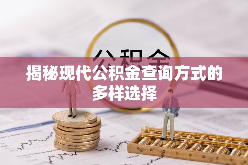 泸县揭秘现代公积金查询方式的多样选择